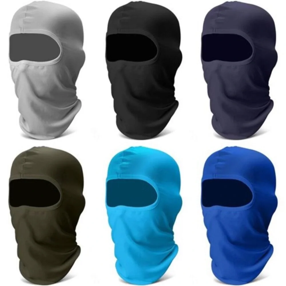6 Pack Balaclava Ski Face Mask: Cooling Neck Gaiter Full Head Mask Face Cover